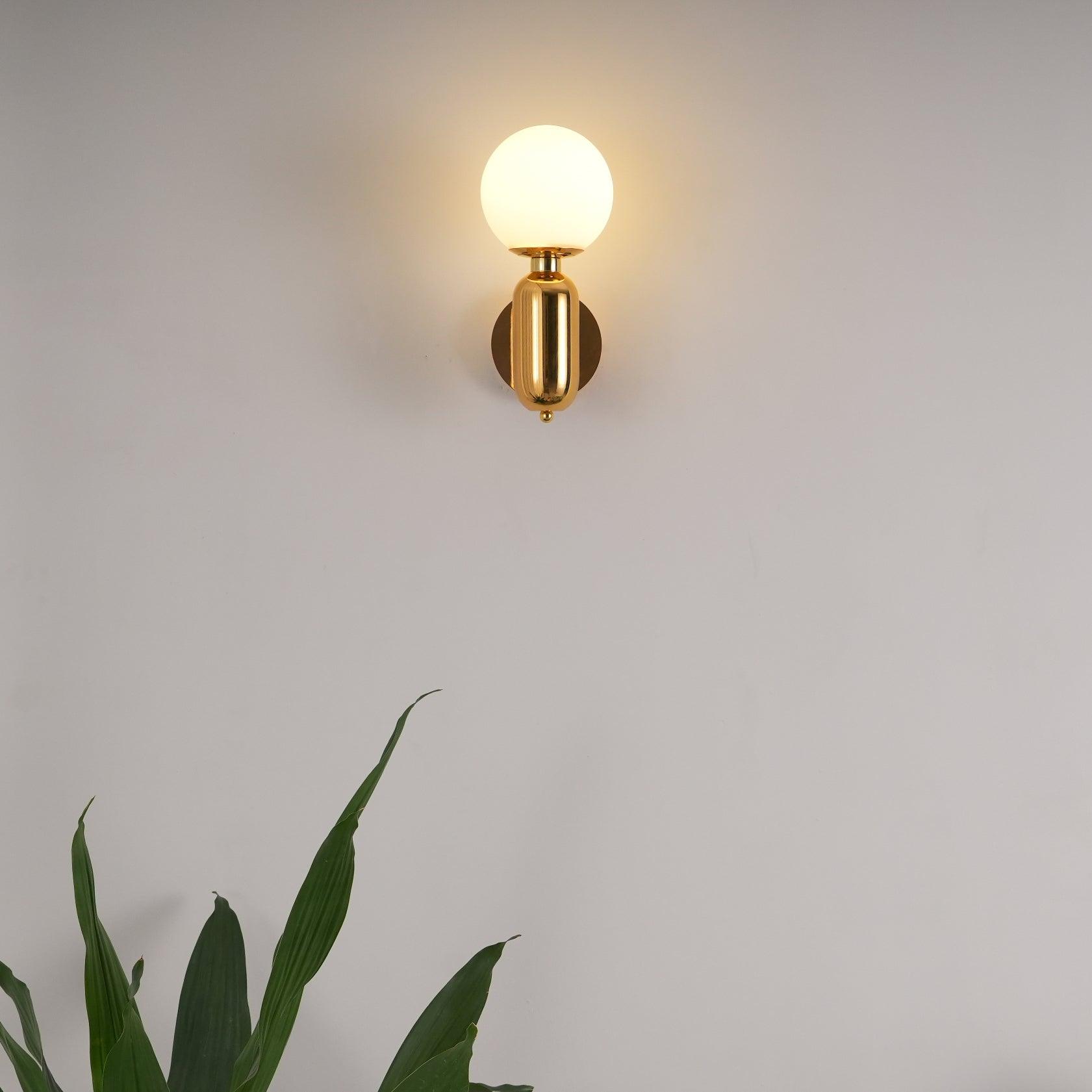 Wall lamp Kade White, wall lamp, metal lamp, wall sconce, white lamp, wall store light